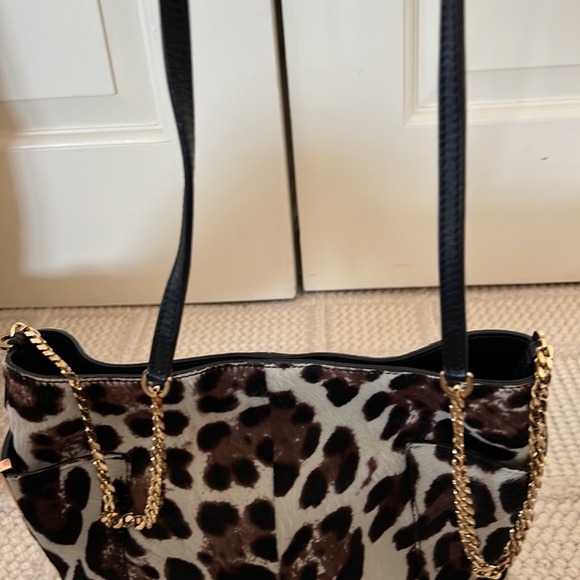 Jimmy Choo Pony leopard shoulder bag with gold hardware - Picture 6 of 12